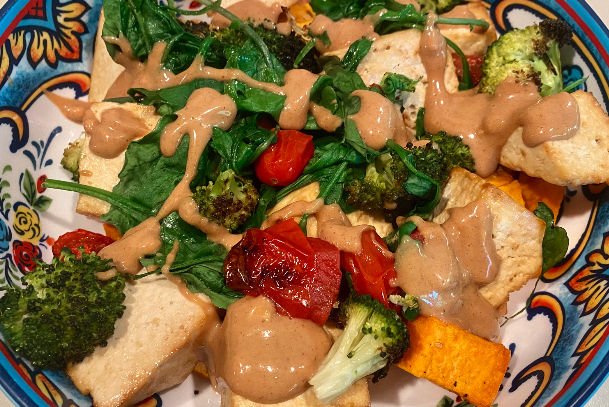 Sweet Potato, Kale & Tofu Bake